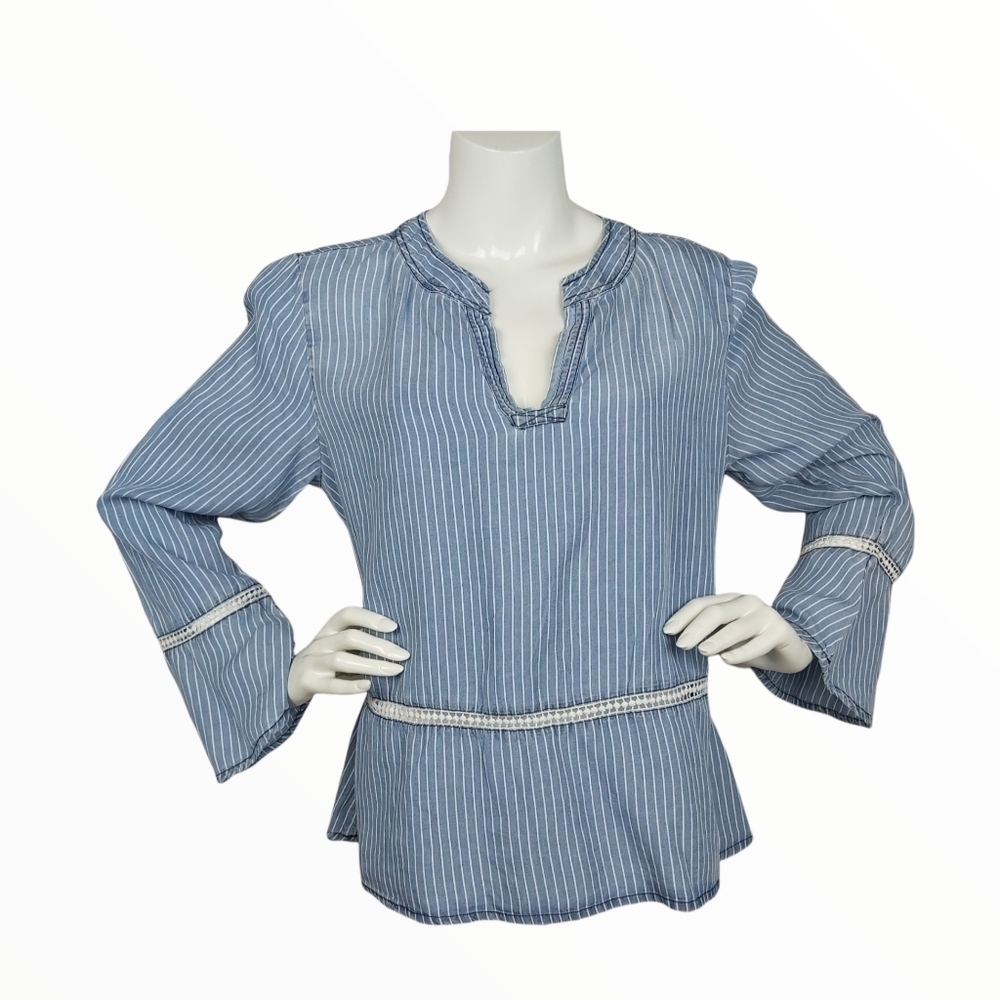 Fourteenth PLACE Striped Blouse